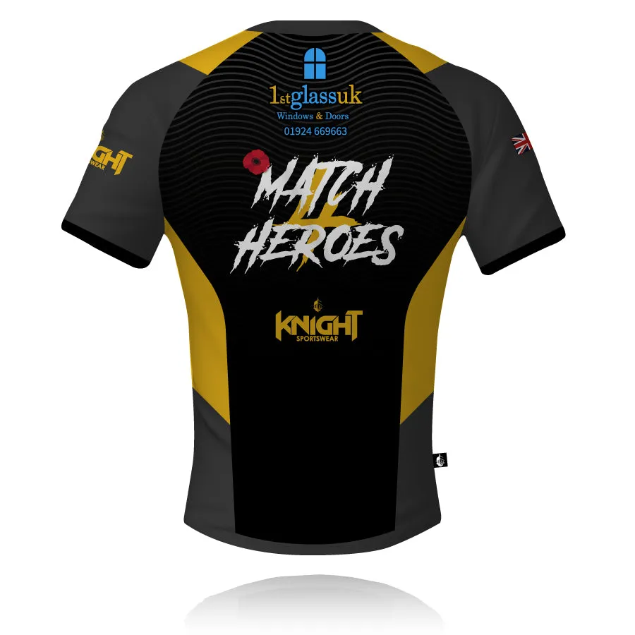 Match 4 Heroes (Black) - 2024 Tech Tee