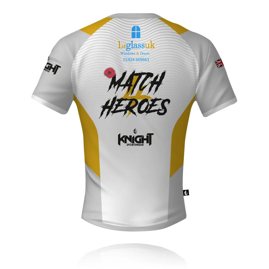 Match 4 Heroes (White) - 2024 Tech Tee