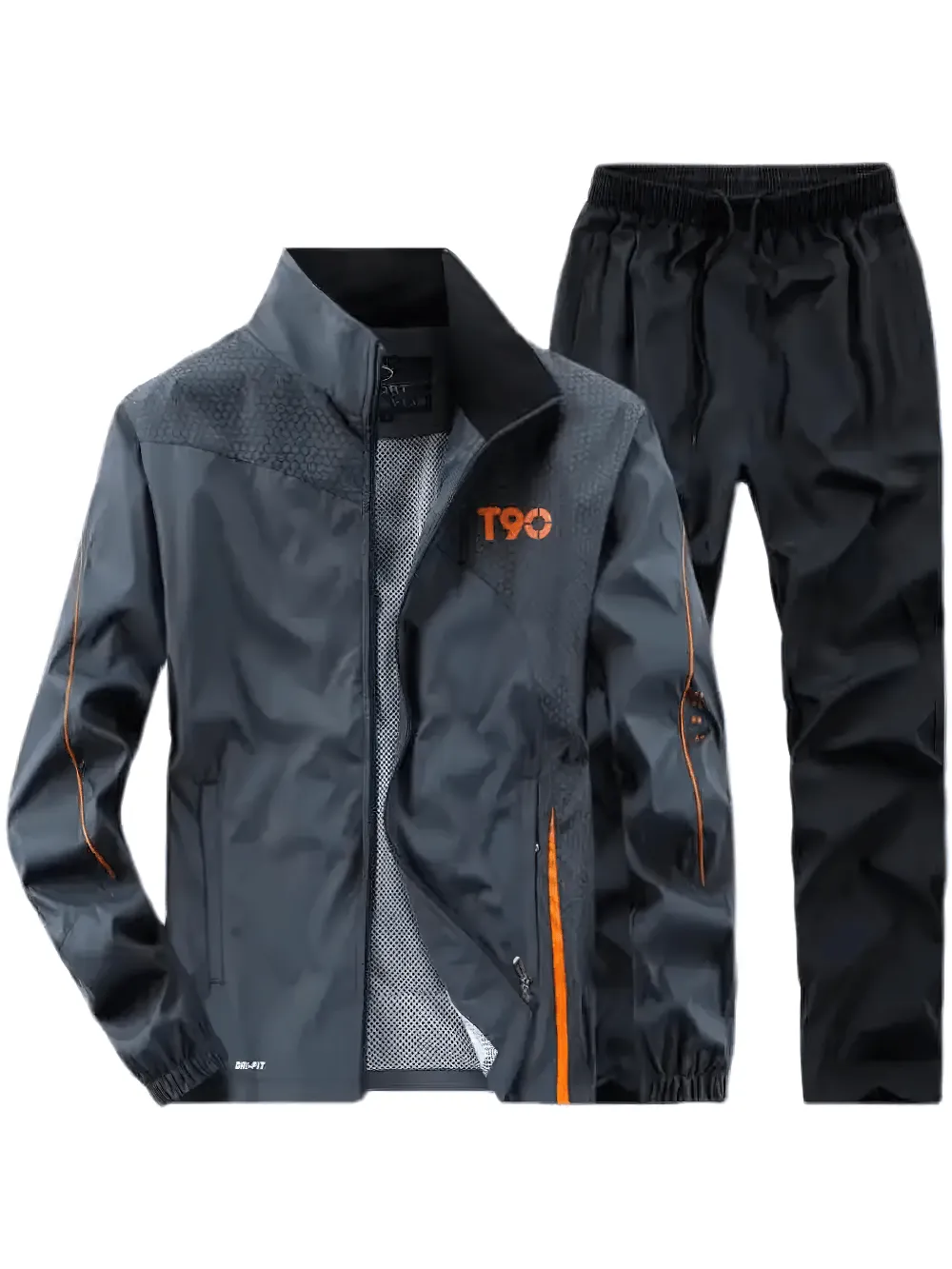 Men’s Active Sports Tracksuit Set with Full Zip - SF2291