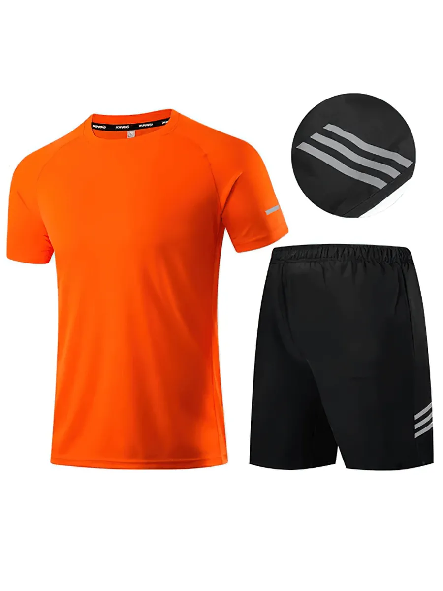 Men's Breathable Sportswear with Short Sleeve - SF2027