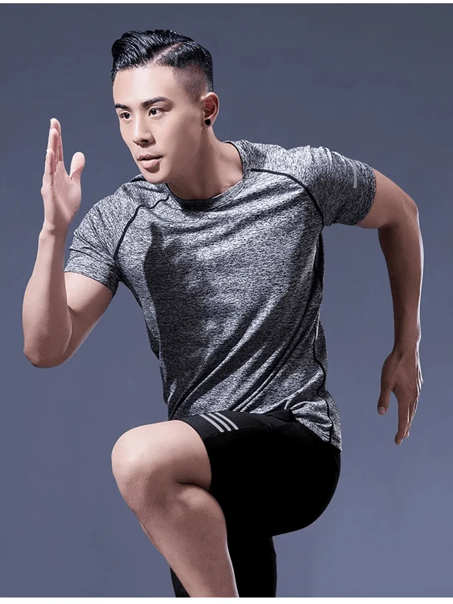 Men's Breathable Sportswear with Short Sleeve - SF2027
