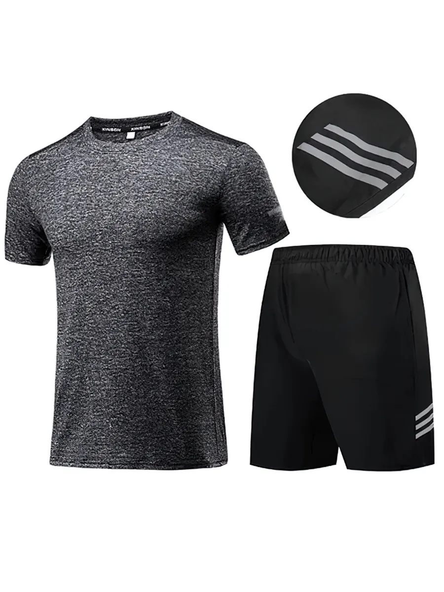 Men's Breathable Sportswear with Short Sleeve - SF2027