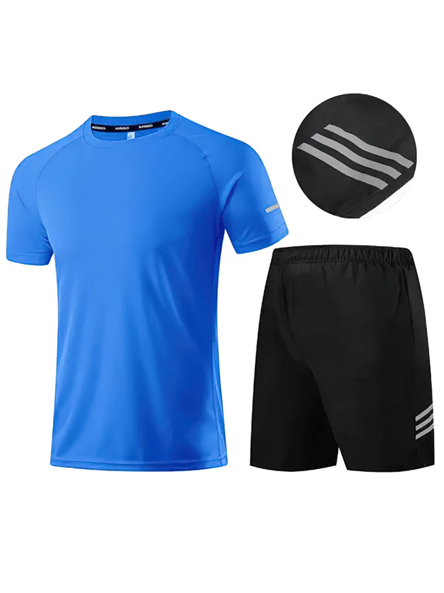 Men's Breathable Sportswear with Short Sleeve - SF2027