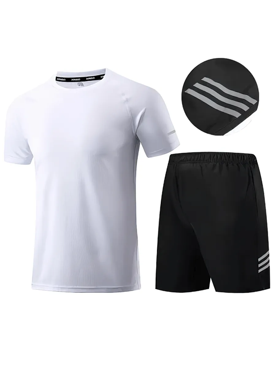 Men's Breathable Sportswear with Short Sleeve - SF2027