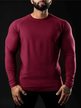 Men’s Cotton Long Sleeves Workout Top - SF2195