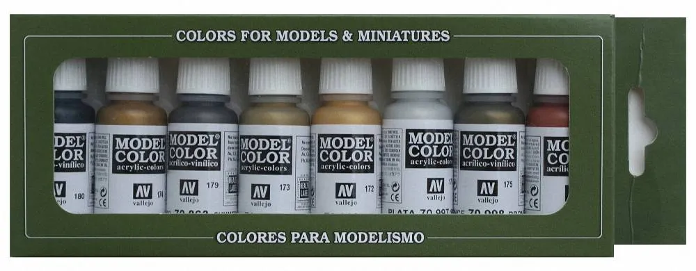 Metallics Paint Set - Model Colour