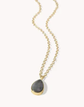 Naia Teardrop Necklace  20"