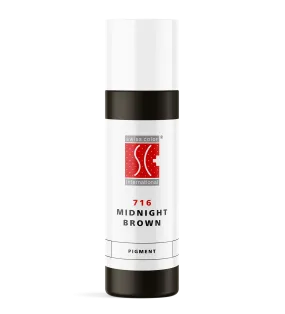 NEW Swiss Brow 716 Midnight Brown Pigment 10ml