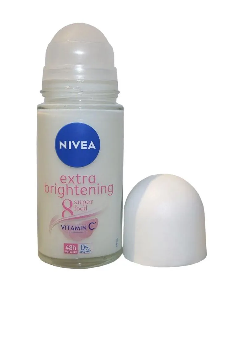 Nivea Deodorant Extra Brightening White Roll -On 50ml