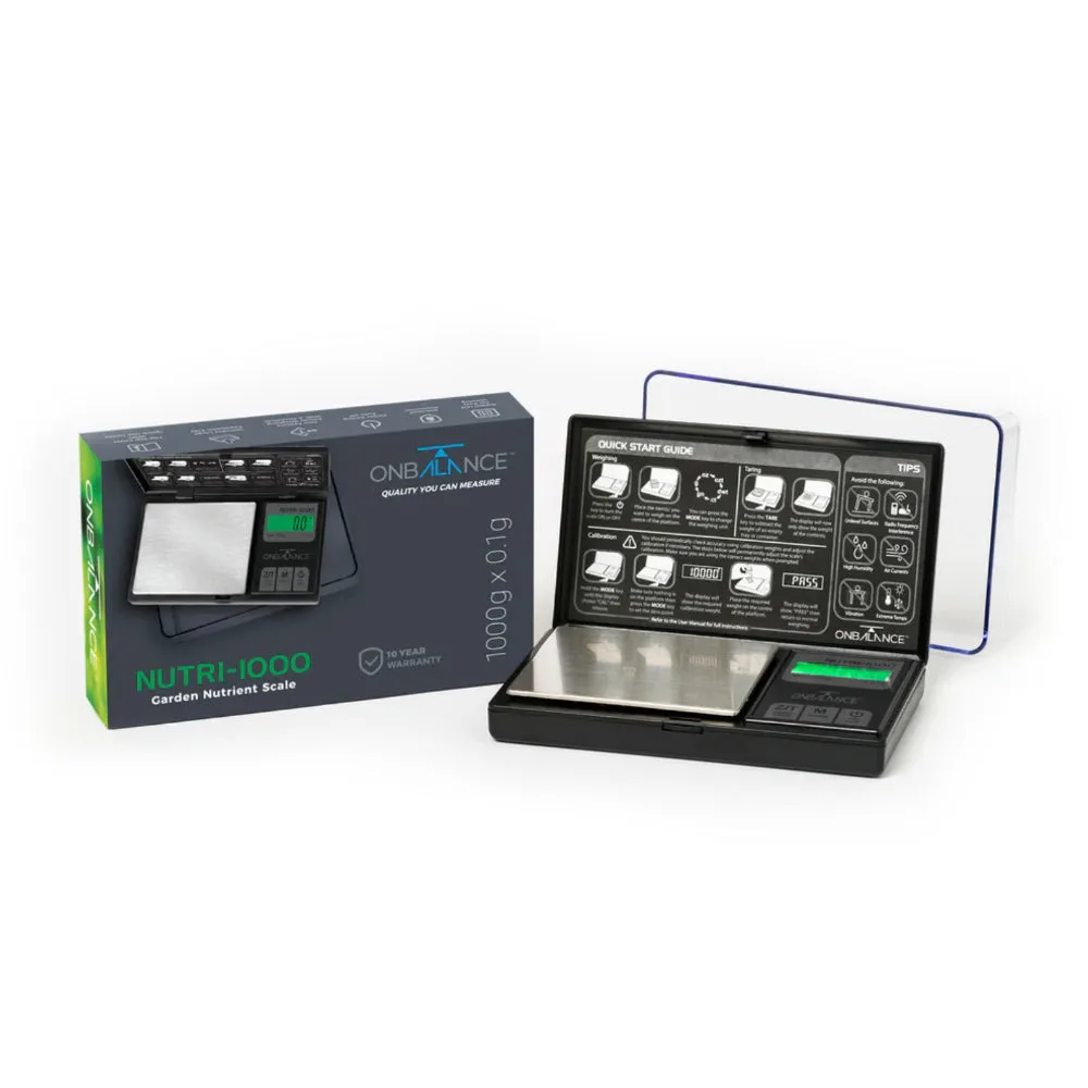 On Balance - NUTRI-1000 Nutrient Scale 1000g x 0.1g - Digital Scales