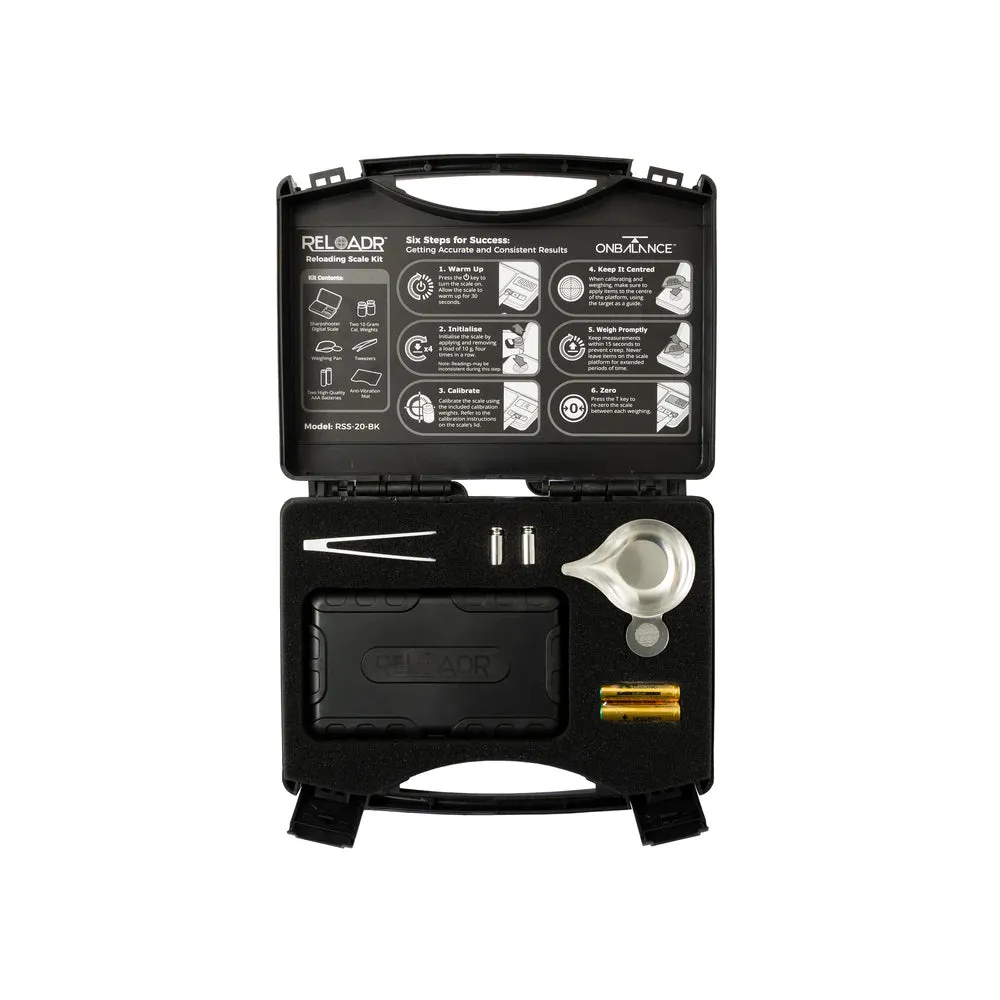 On Balance - RSS-20 - RELOADR™ Sharpshooter Scale Milligram Kit 20g x 0.001g - Digital Scales