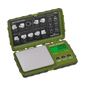 On Balance - TUF-200 Tuff-Weigh Pocket Digital Scales 200g x 0.01g - Green (New Model)