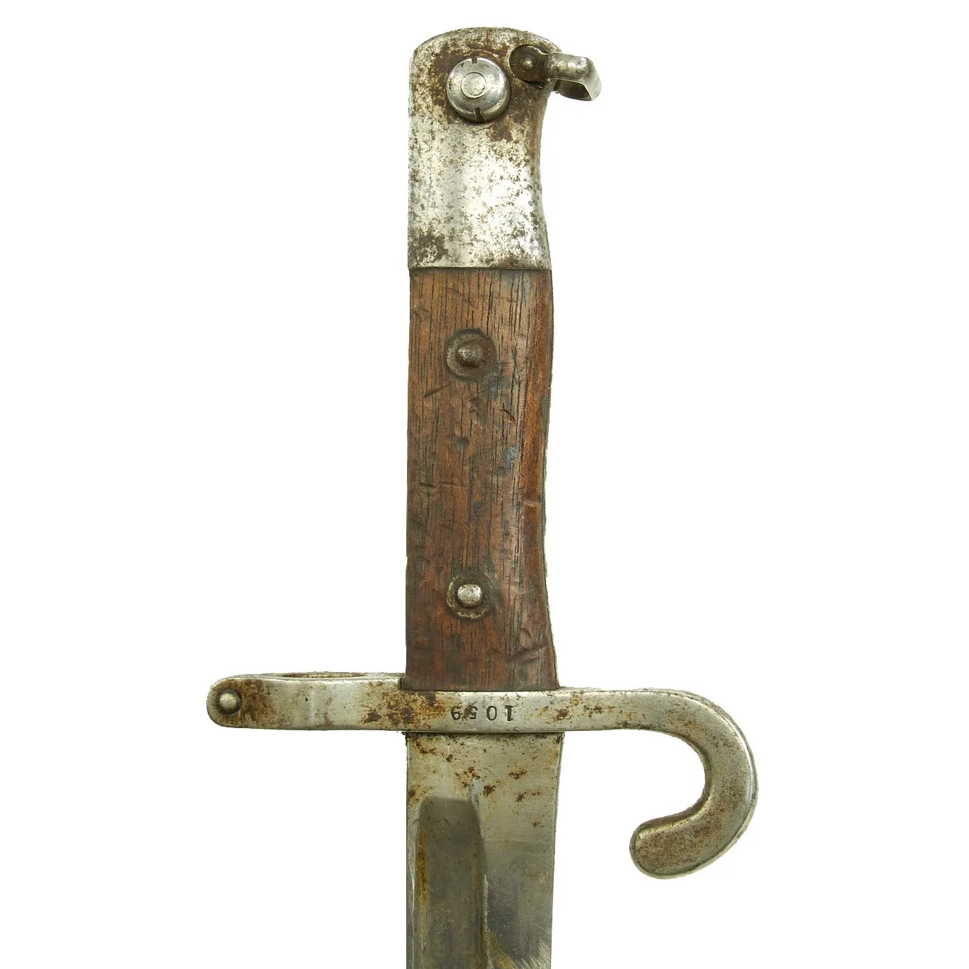 Original Austrian M1873 Werndl Rifle NCO's Saber Bayonet by ŒWG Steyr with Scabbard