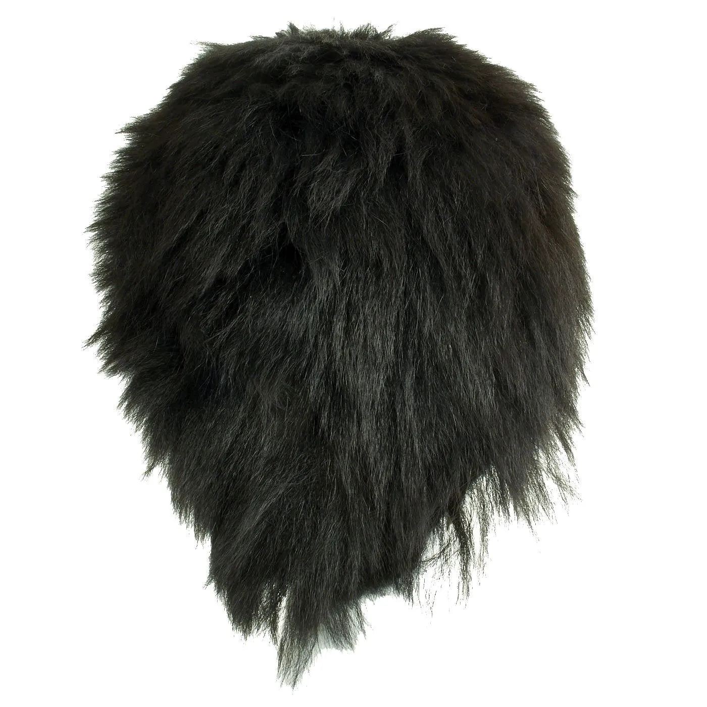 Original British 20th Century Scots Guards Bearskin Helmet with Chin Scales dated 1990 - Size 7 1/8