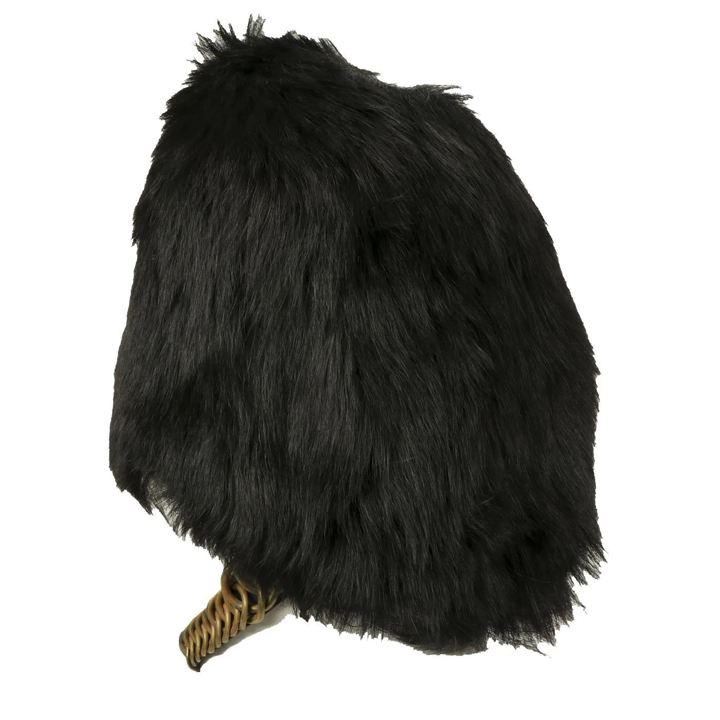 Original British 20th Century Scots Guards Bearskin Helmet with Chin Scales - Size 7 1/8