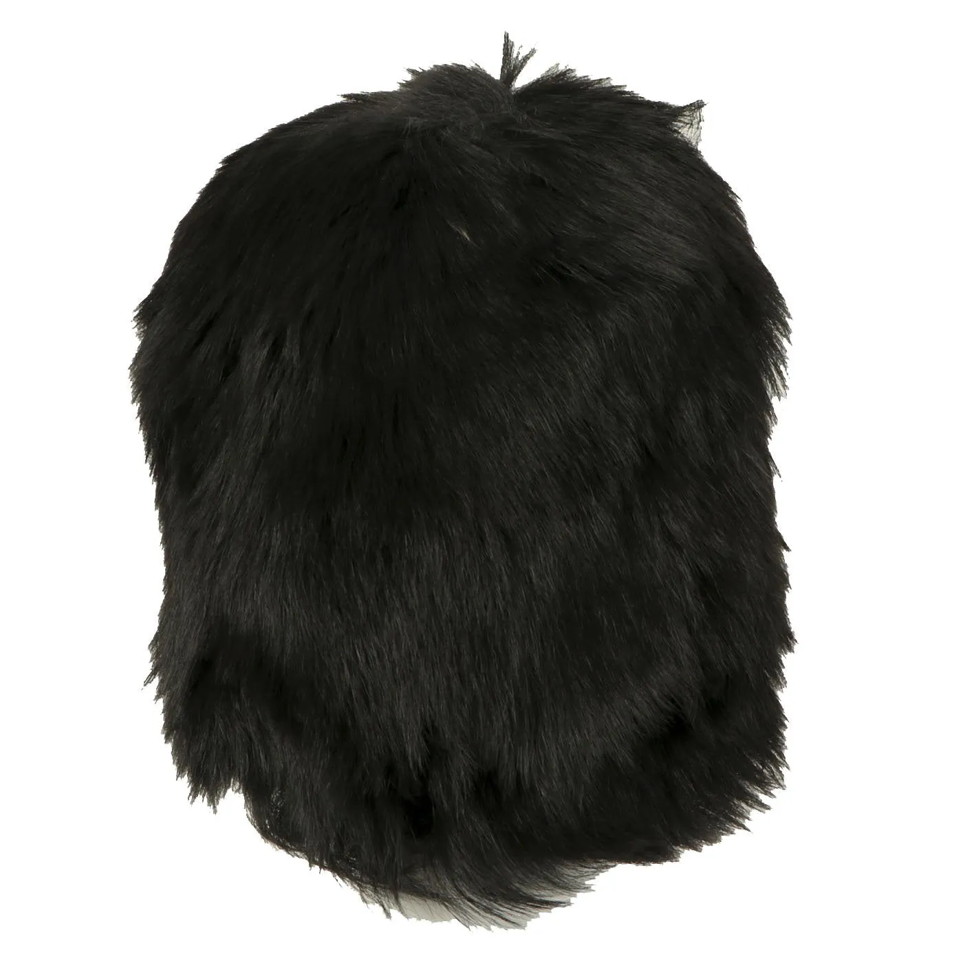 Original British 20th Century Scots Guards Bearskin Helmet with Chin Scales - Size 7 1/8