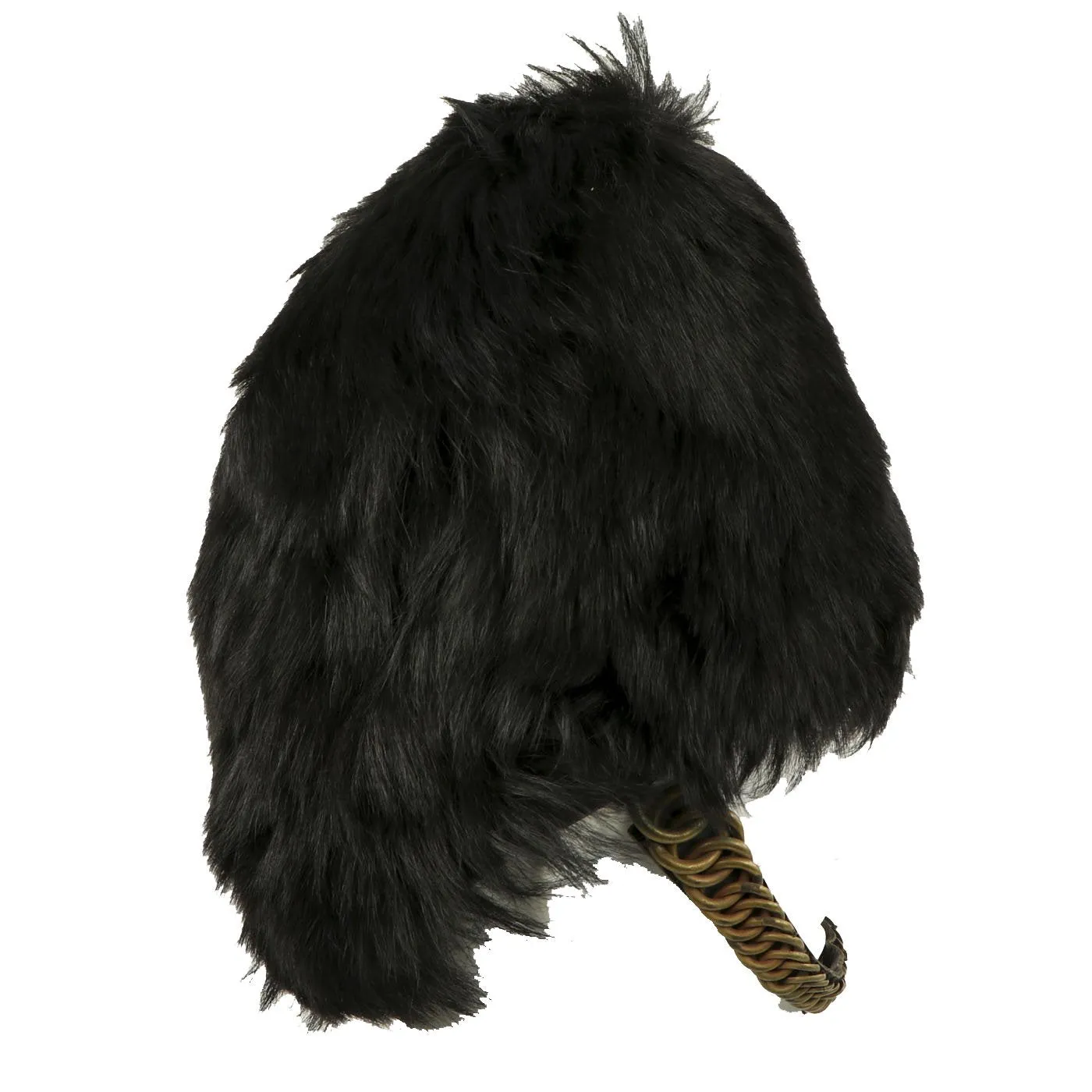 Original British 20th Century Scots Guards Bearskin Helmet with Chin Scales - Size 7 1/8
