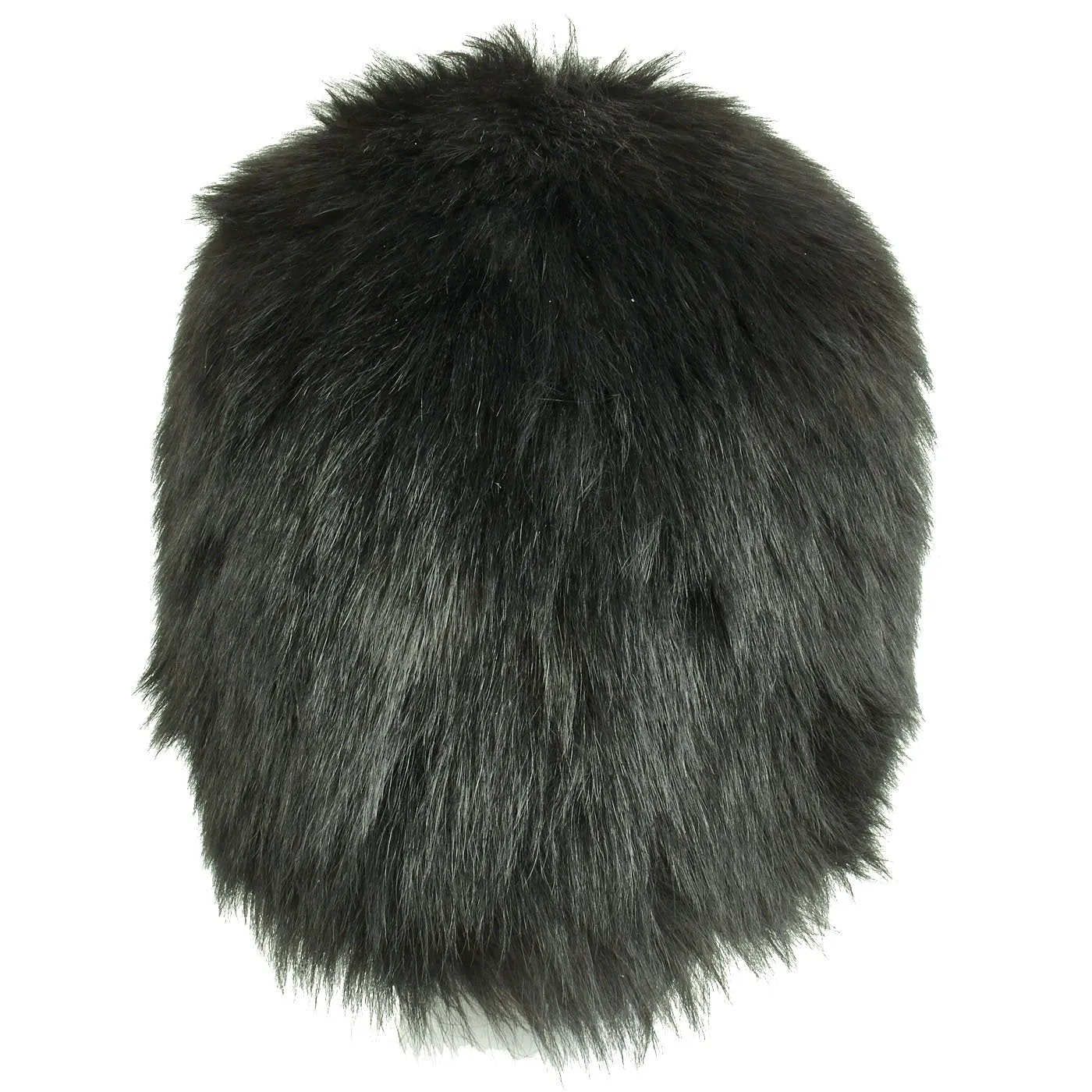 Original British 20th Century Scots Guards Bearskin Helmet with Chin Scales - Size 7