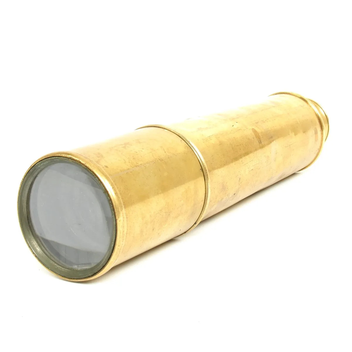 Original British Boer War Era 5-Draw All Brass Officer's Field Telescope by Dollond of London