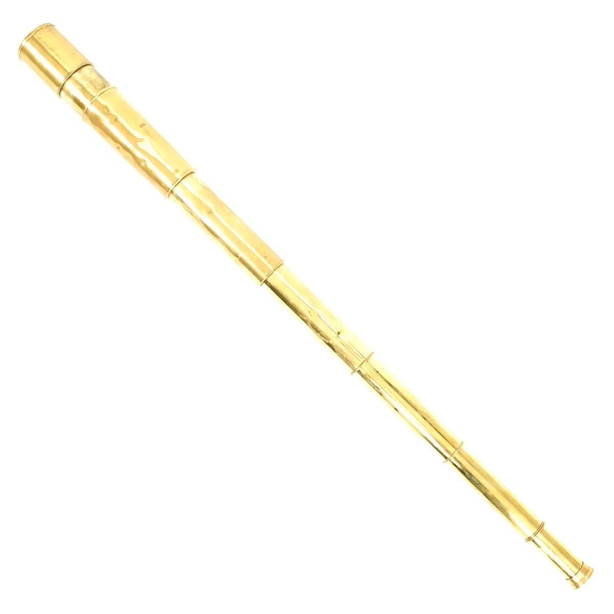 Original British Boer War Era 5-Draw All Brass Officer's Field Telescope by Dollond of London