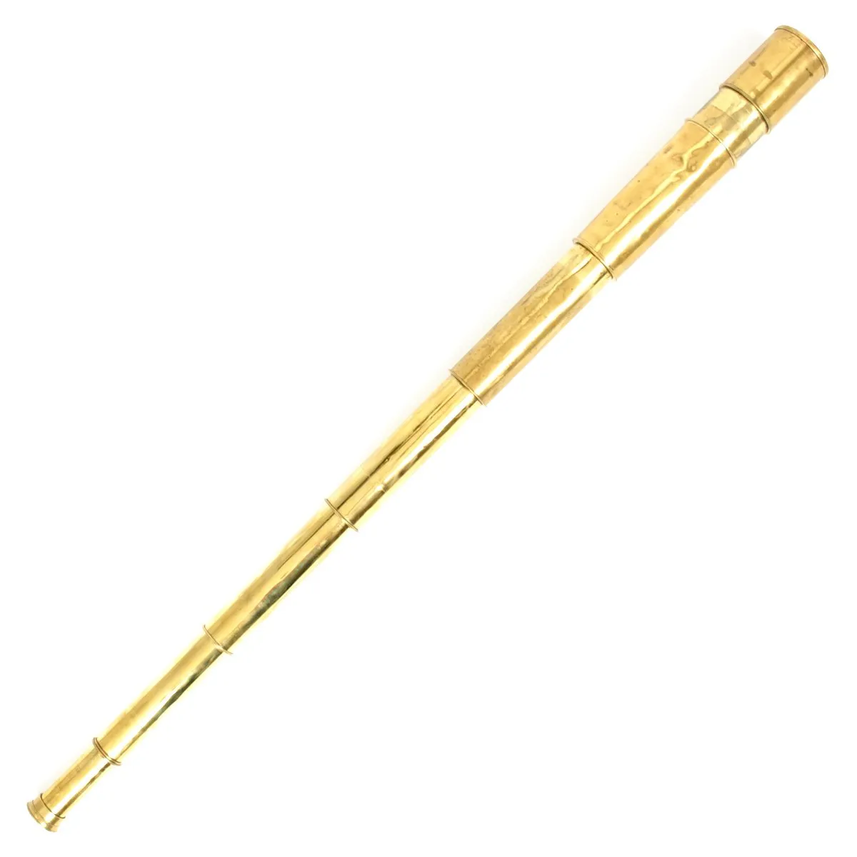 Original British Boer War Era 5-Draw All Brass Officer's Field Telescope by Dollond of London