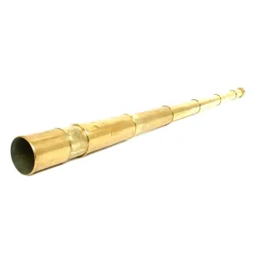 Original British Boer War Era 5-Draw All Brass Officer's Field Telescope by Dollond of London
