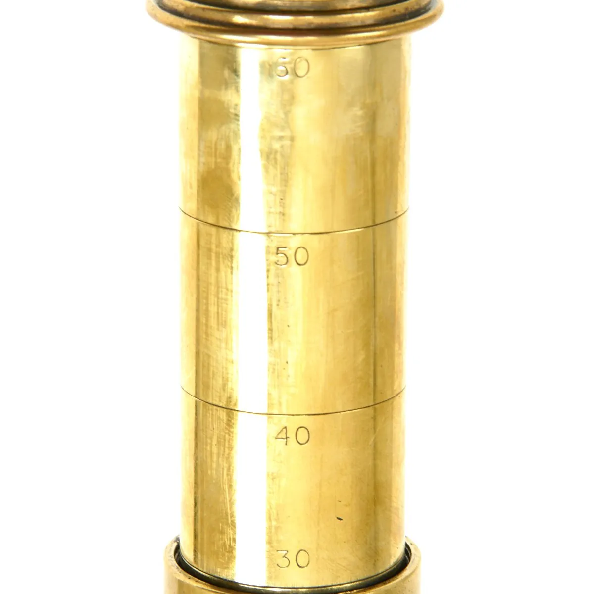 Original British Boer War Era 5-Draw All Brass Officer's Field Telescope by Dollond of London
