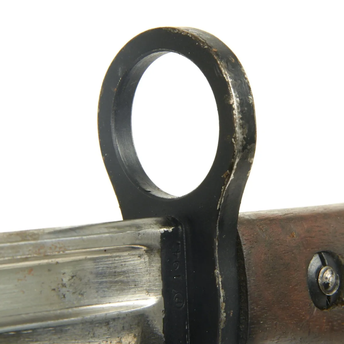 Original British Enfield No.5 Jungle Carbine MkII Bayonet with Scabbard by Poole - Dated 1947