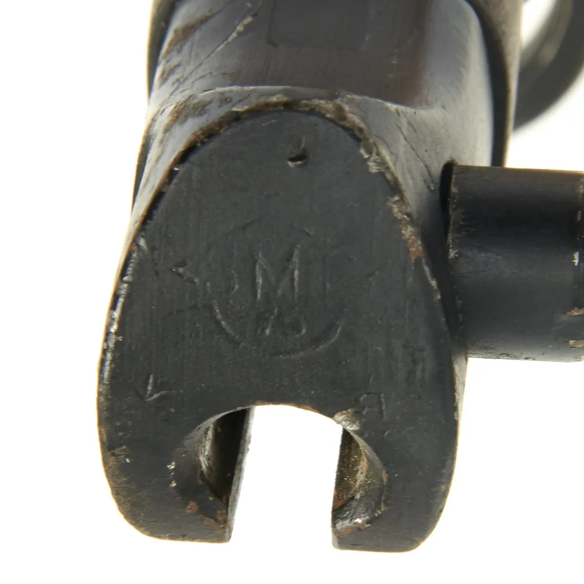 Original British Enfield No.5 Jungle Carbine MkII Bayonet with Scabbard by Poole - Dated 1947
