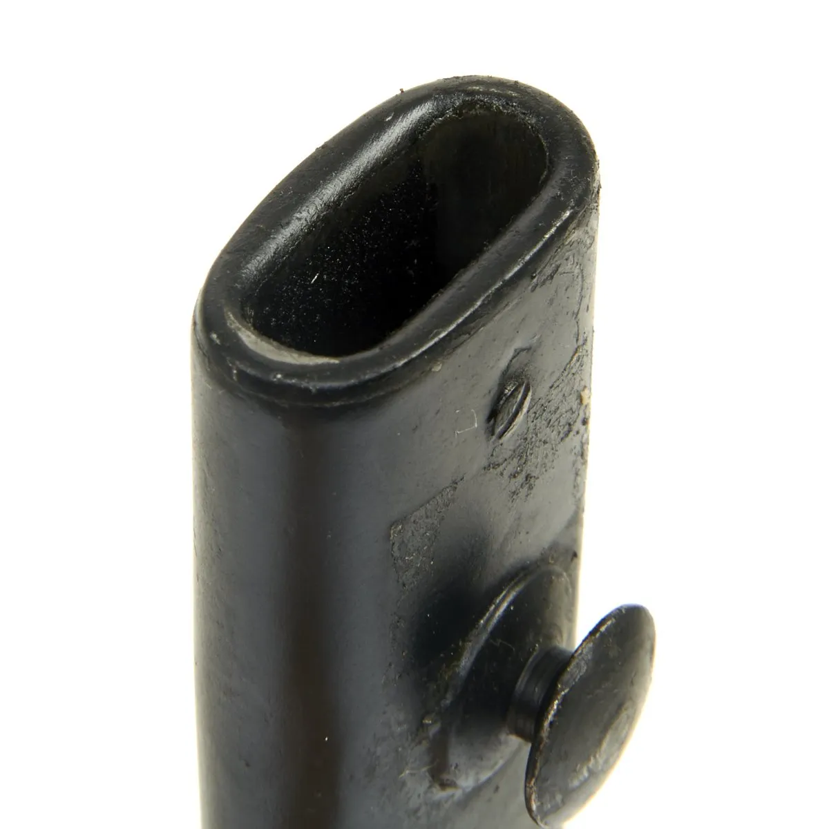 Original British Enfield No.5 Jungle Carbine MkII Bayonet with Scabbard by Poole - Dated 1947