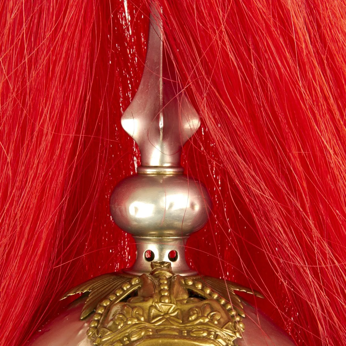 Original British King Edward 7th Blues Horse Guard Household Cavalry Helmet- Circa 1902