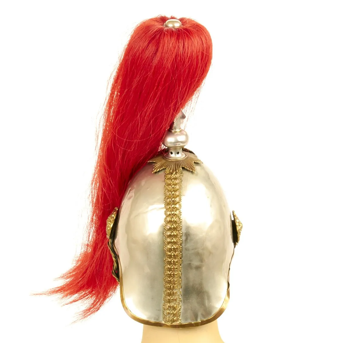 Original British King Edward 7th Blues Horse Guard Household Cavalry Helmet- Circa 1902