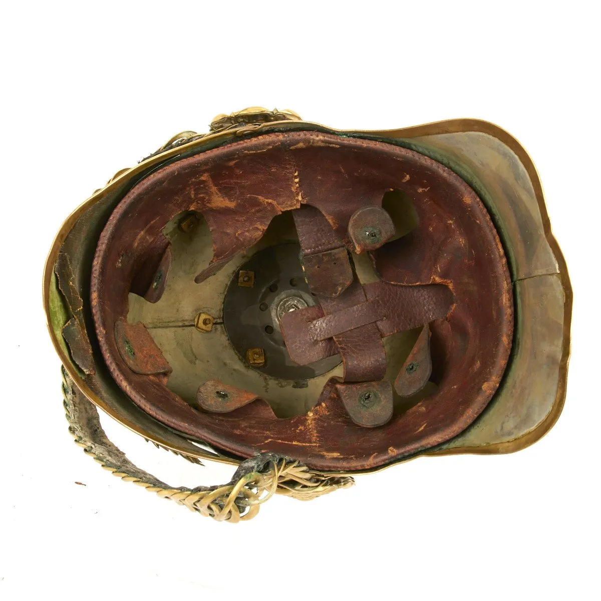 Original British King Edward 7th Blues Horse Guard Household Cavalry Helmet- Circa 1902