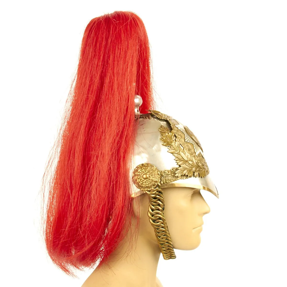 Original British King Edward 7th Blues Horse Guard Household Cavalry Helmet- Circa 1902