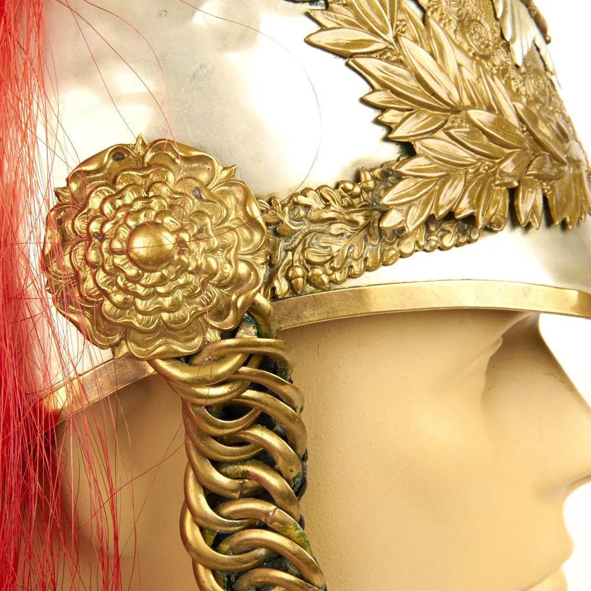 Original British King Edward 7th Blues Horse Guard Household Cavalry Helmet- Circa 1902