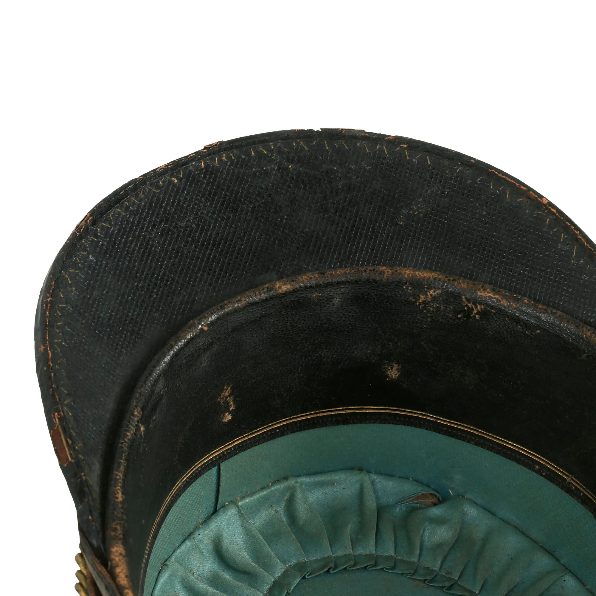 Original Danish 19th Century Named Officer Shako by Seifert & Norgaaro