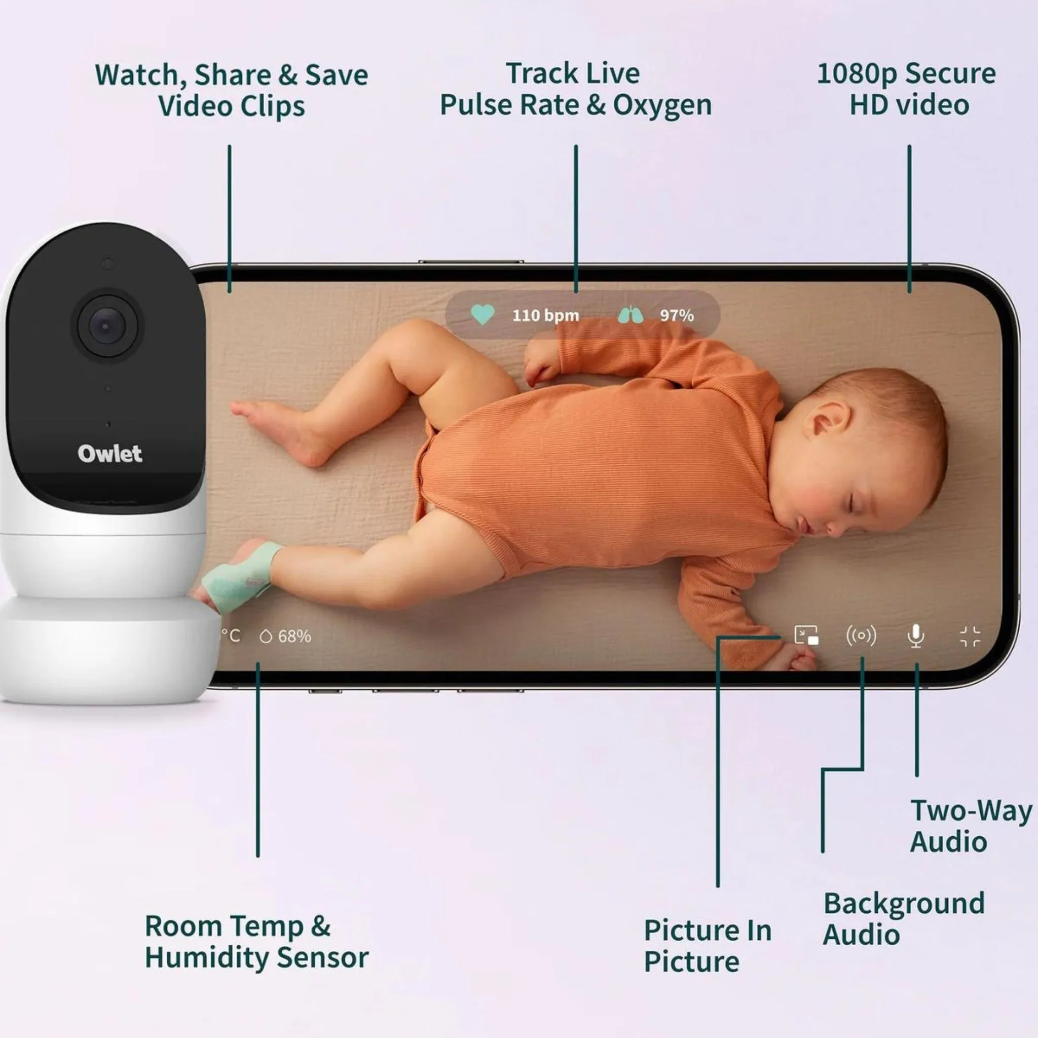 Owlet Dream Sock & Cam2 Bundle