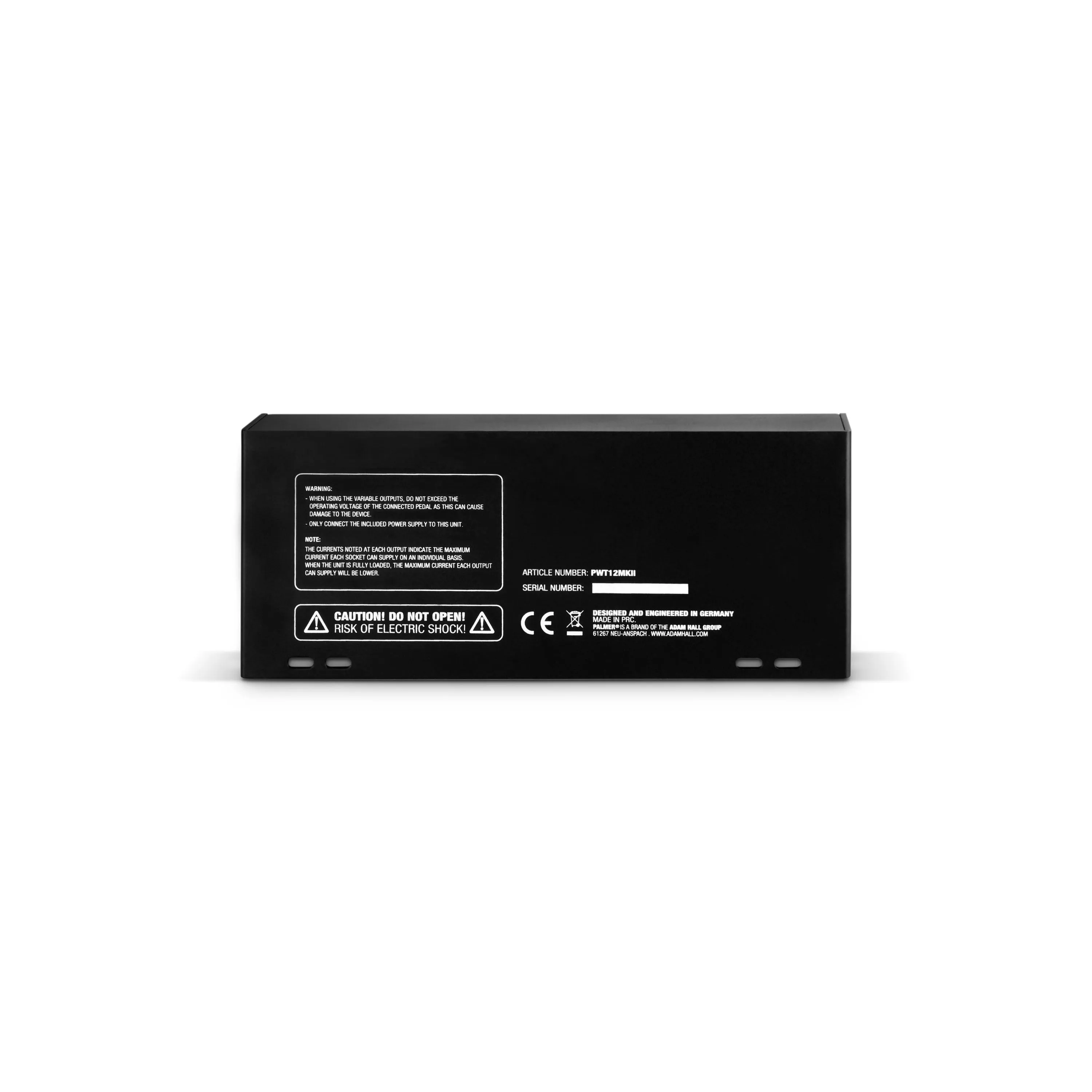 Palmer PAL-PWT12MK2 Universal 12-Outlet Pedalboard Power Supply