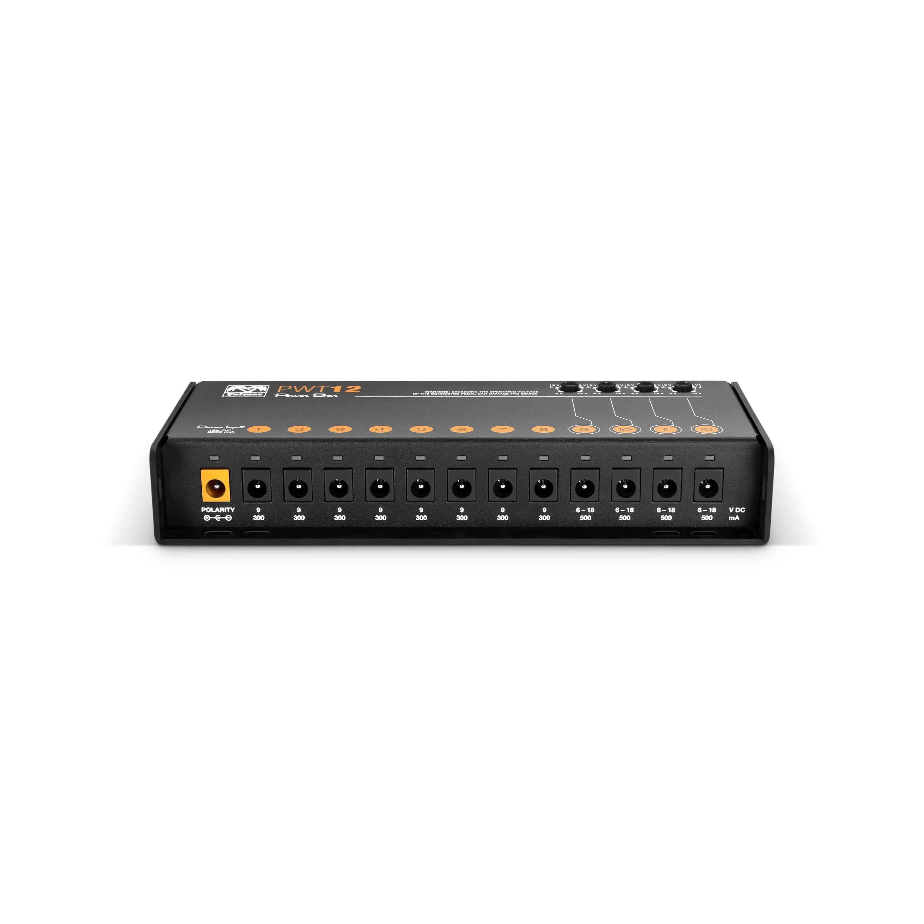 Palmer PAL-PWT12MK2 Universal 12-Outlet Pedalboard Power Supply