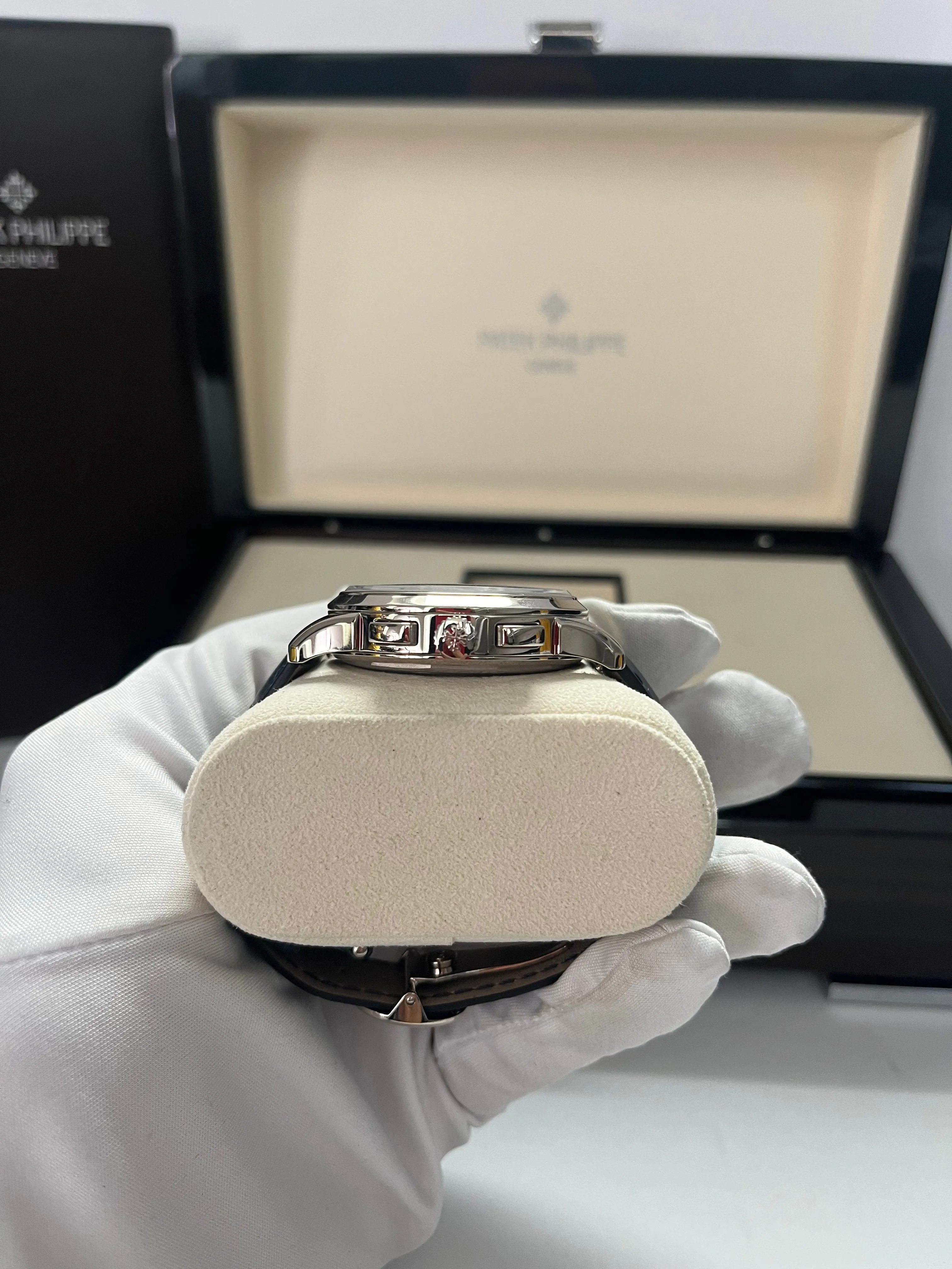 Patek Philippe World Time Complicated Chronograph White Gold/ Blue Dial (Ref#5930G-010)