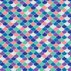 Patterned HTV - Mermaid Scales Patterned Heat Transfer Vinyl, Mermaid Scales Heat Transfer Vinyl, Patterned HTV With Transfer Mask Included! 12x12" Sheet