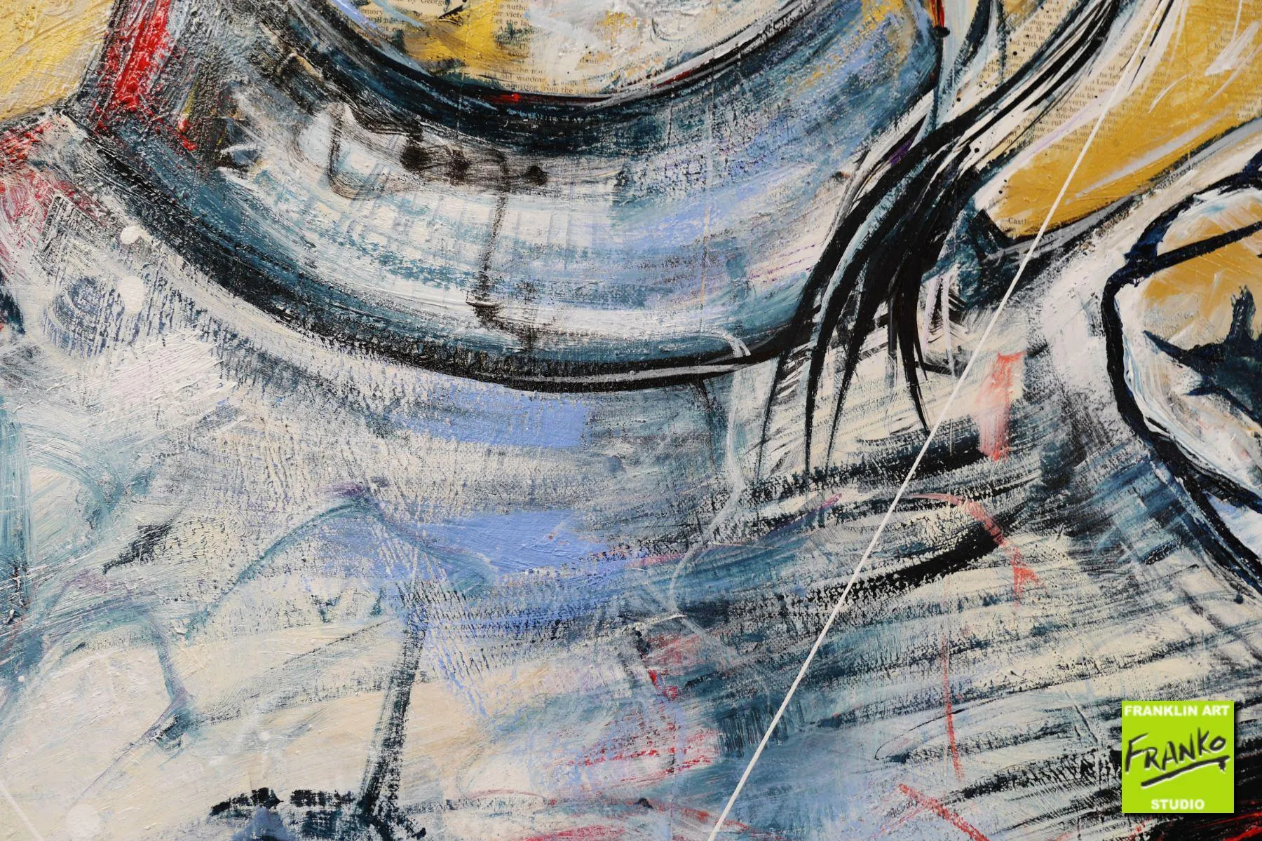 Peek A Boo 140cm x 100cm Nude Woman Vintage Book Pop art Painting (SOLD)