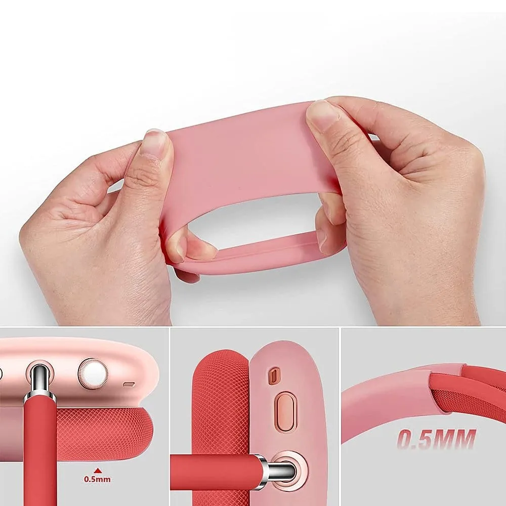 Pink Silicone Combo Kit Case - Apple AirPods Max Headphones