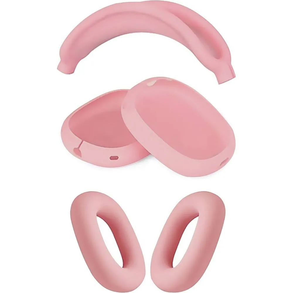 Pink Silicone Combo Kit Case - Apple AirPods Max Headphones
