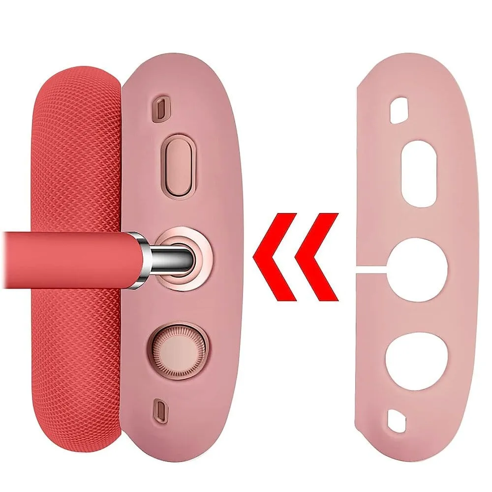 Pink Silicone Combo Kit Case - Apple AirPods Max Headphones
