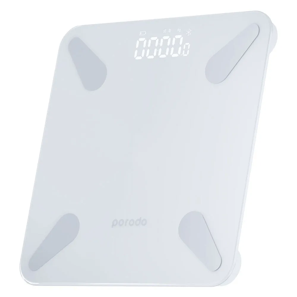 Porodo Lifestyle Bluetooth Smart Personal Scale PD-LSBSC-WH 180Kg - White