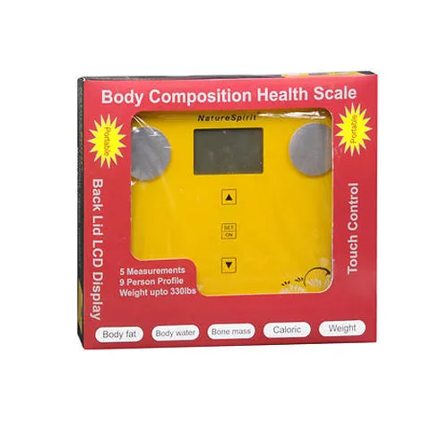 Portable Biometric Body Composition Weight Scale each By Naturespirit