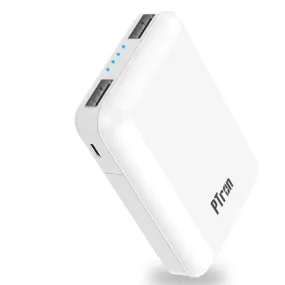 PTron Dynamo Z Dual USB 10000mAh Compact Power Bank for All Smartphones (White)