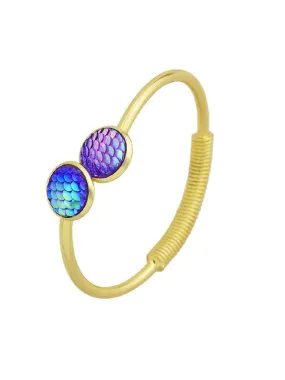 Purple Mermaid Scales Love Bracelets