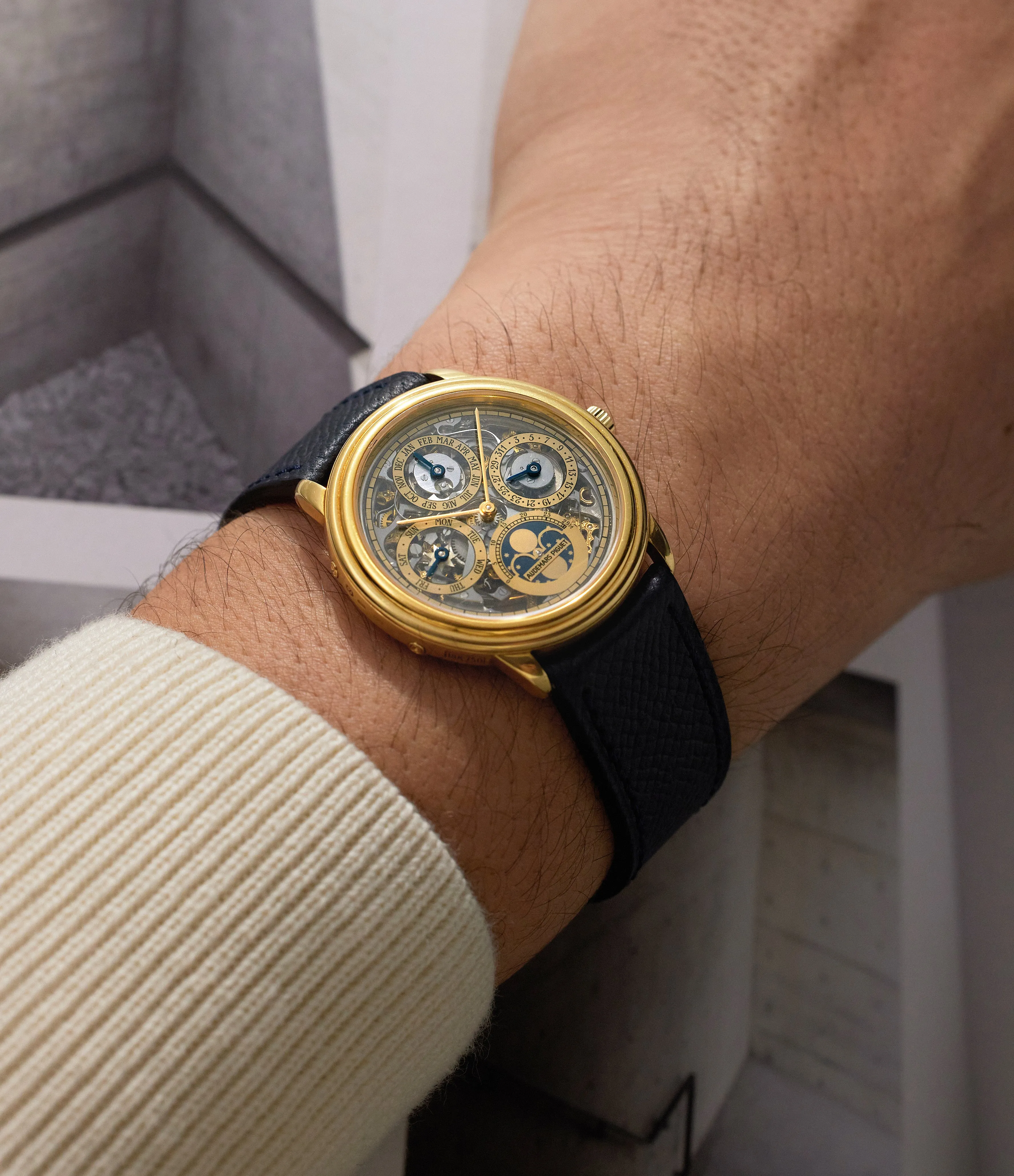Quantième Perpétuel Skeleton | 25558/002BA | Yellow Gold